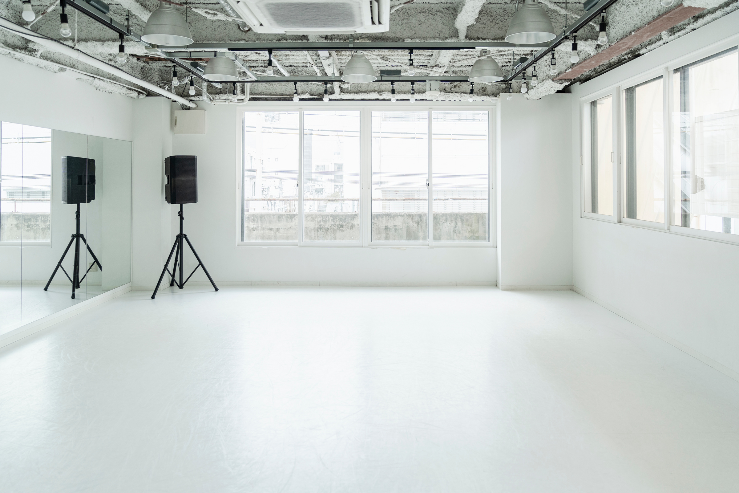 Empty dance studio